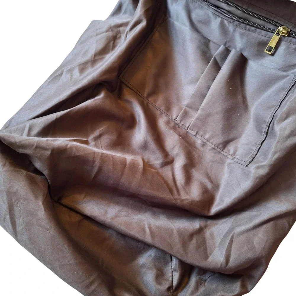 Waxed Canvas Leather Heavy Duty Rugged Backpack Rucksack Cargo Storage Hunting